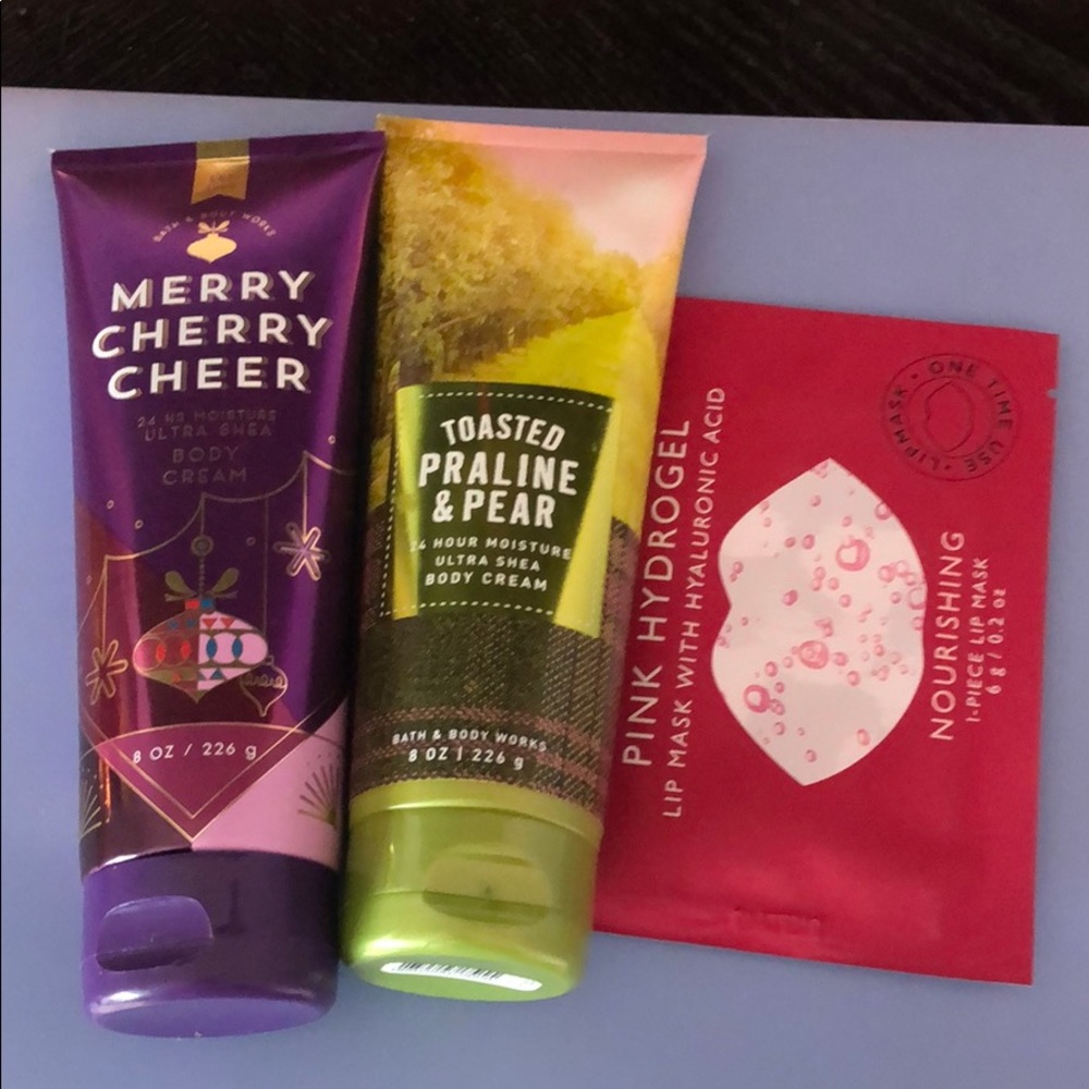 Brand new never used body cream and mask